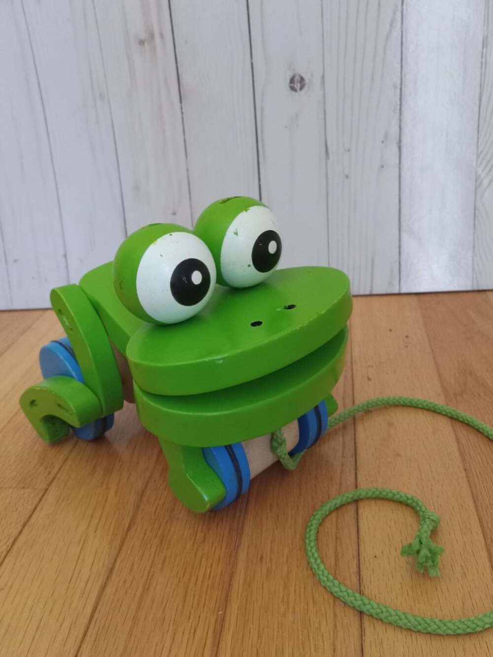 First Play Frolicking Frog Pull Toy